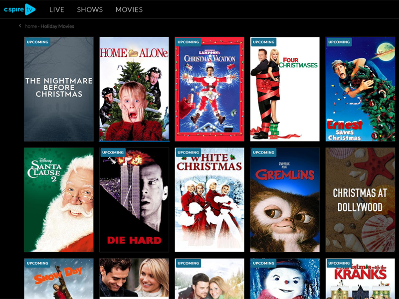 Watch All Your Holiday Favorites on C Spire TV